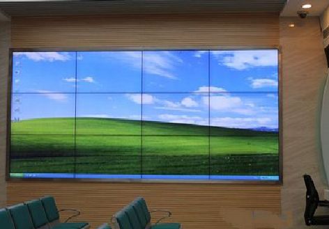 鹿寨液晶拼接屏的另类用法。